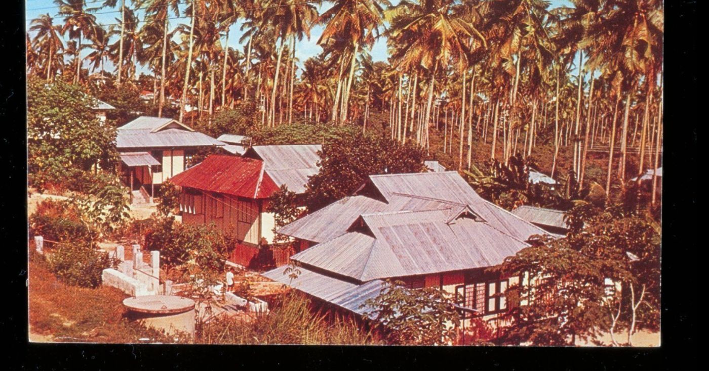 <strong><a href="https://www.roots.gov.sg/Collection-Landing/listing/1048544">A Malay kampong</a></strong><br>
2001-04353<br>
c.1970<br>
Collection of National Museum of Singapore, National Heritage Board